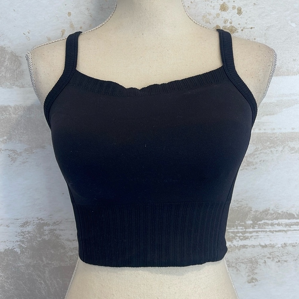 all in motion black adjustable Sports Bra